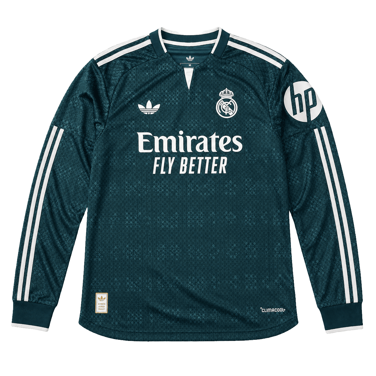 Иллюстрация модели: Real Madrid, зелёная с длинным рукавом